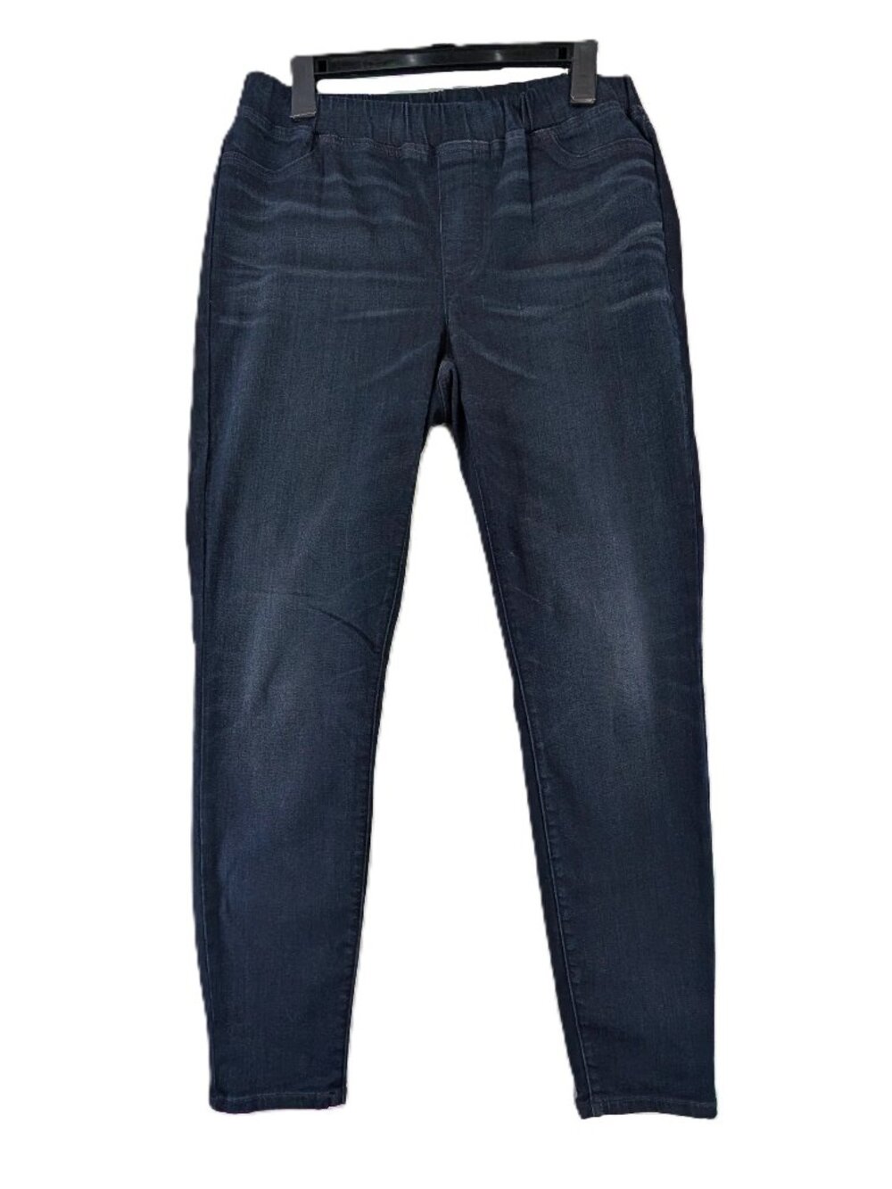 Eileen Fisher Pull-on Jeans Womens Sz M Skinny Blue Mid Rise Stretch